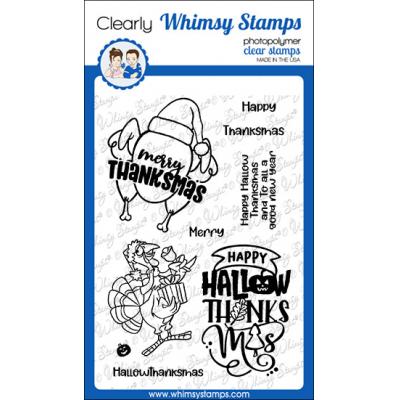 Whimsy Stamps Deb Davis Clear Stamps - Thanksmas