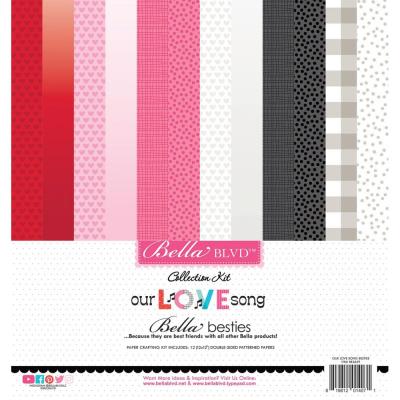 Bella Blvd Our Love Song Designpapiere - Besties Collection Kit