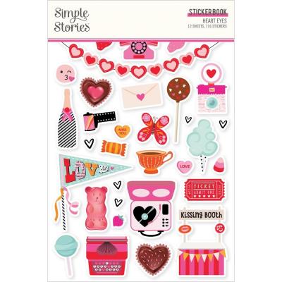 Simple Stories Heart Eyes Sticker - Sticker Book