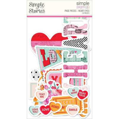Simple Stories Heart Eyes Die Cuts - Pages Page Pieces