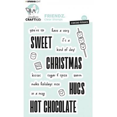 StudioLight Creative CraftLab Friendz Nr.308 Clear Stamps - Cacao Kisses