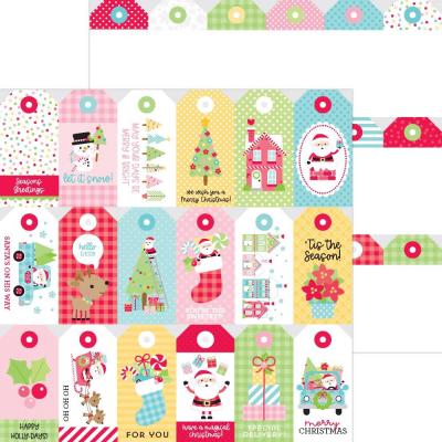 Doodlebug Candy Cane Lane Designpapier - Gift Giving