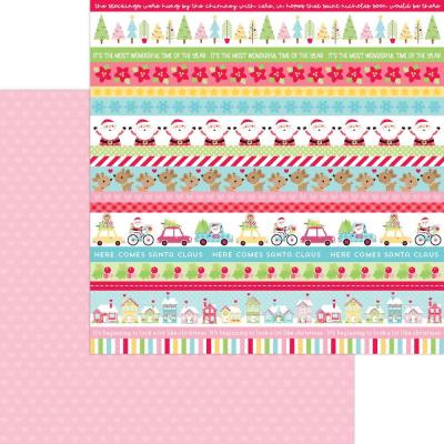 Doodlebug Candy Cane Lane Designpapier - Much Love