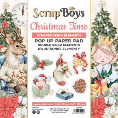 ScrapBoys Christmas Time Designpapiere - Pop Up Paper Pad