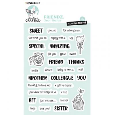 StudioLight Creative CraftLab Friendz Nr.337 Clear Stamps - Special Friend