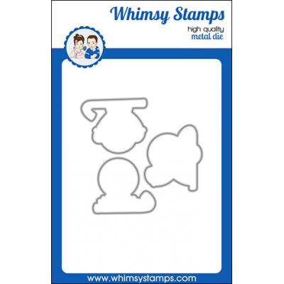 Whimsy Stamps Dustin Pike Outlines Die - Hey, Sugar!