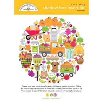 Doodlebug Farmers Market - Shadowbox Insert Kit