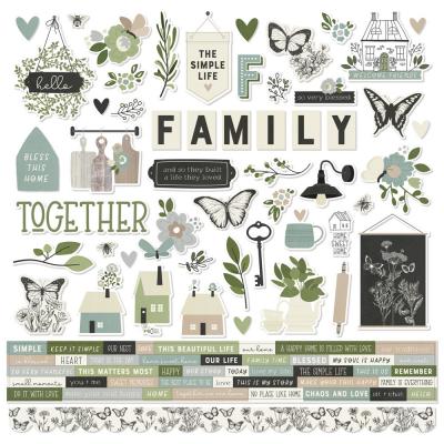 Simple Stories The Simple Life Sticker - Cardstock Stickers