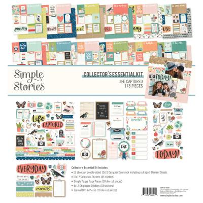 Simple Stories Life Captured Designpapiere - Collector's Essential Kit