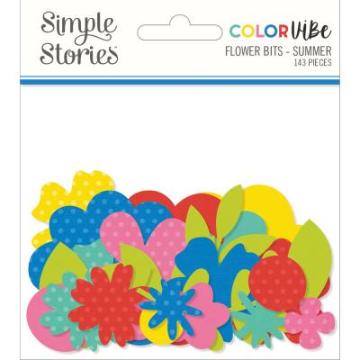 Simple Stories Color Vibe Die Cuts - Flower Bits