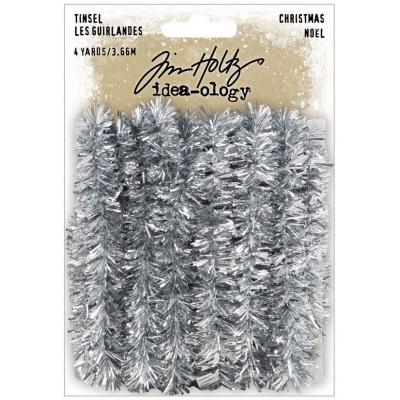 Idea-ology Tim Holtz Band - Tinsel Silver Christmas