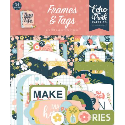 Echo Park Day In The Life No. 2 Die Cuts - Frames & Tags