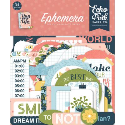 Echo Park Day In The Life No. 2 Die Cuts - Ephemera