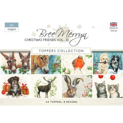 Creative Expressions Bree Merryn Art Christmas Friends VOL.3 Designpapiere - Toppers Collection
