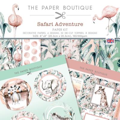 The Paper Boutique Safari Adventure Designpapiere - Paper Kit