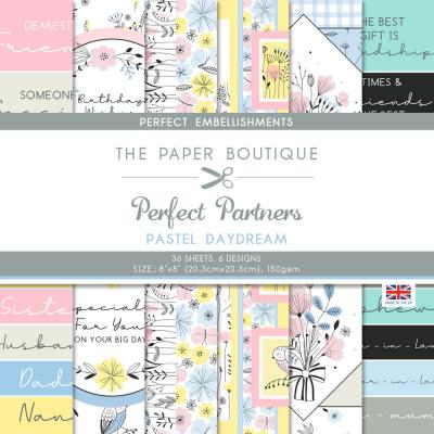 The Paper Boutique Perfect Partners Pastel Daydream Designpapiere - Embellishment Pad