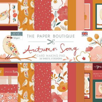 The Paper Boutique Autumn Song Designpapier - Card Making Pad
