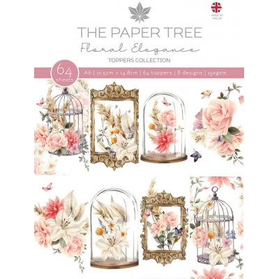 Creative Expressions The Paper Tree Floral Elegance Deisgnpapiere - Toppers Collection