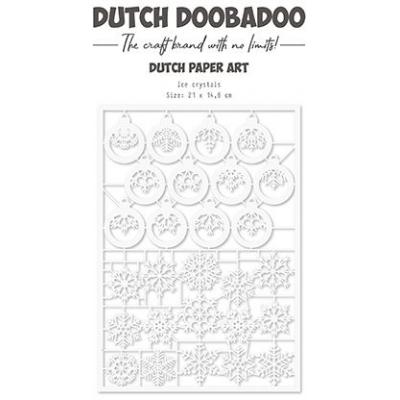 Dutch DooBaDoo Paper Art - Ice Crystals