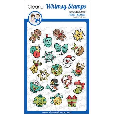 Whimsy Stamps Krista Heij-Barber Clear Stamps - Holiday Icons