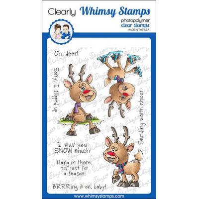 Whimsy Stamps Dustin Pike Clear Stamps - Reindeer Time