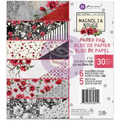 Prima Marketing Magnolia Rouge Designpapiere - Paper Pad