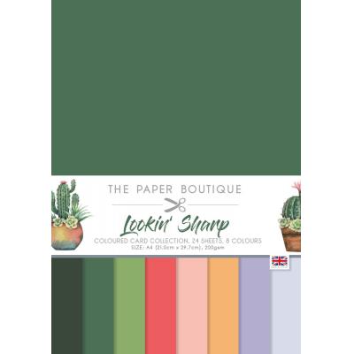 The Paper Boutique Lookin Sharp Cardstock - Coloured Card Collection