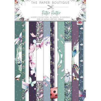 The Paper Boutique Flitter Flutter Designpapiere - Insert Collection