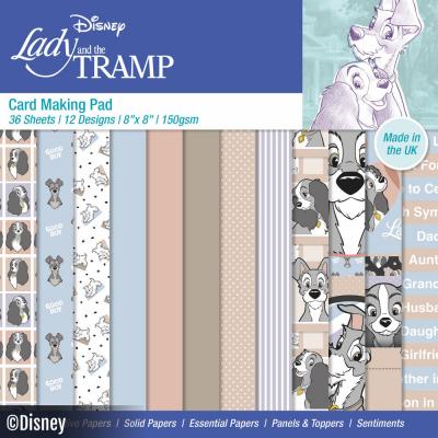 Creative Expressions Lady And The Tramp Designpapier - Card Making Pad