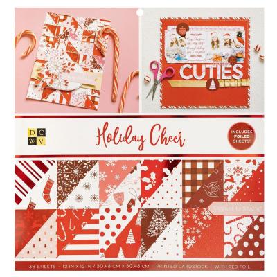 DCWV Holiday Cheer Designpapiere - Paper Pad