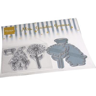 Marianne Design Clear Stamps und Die - Mrs. Garden Gnome