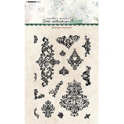 StudioLight Jenine's Mindfull Art Essentials Nr.213 Clear Stamps - Baroque Ornaments