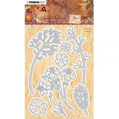 StudioLight Jenines Mindfull Art Collection Warm & Cozy Nr. 93 Cutting Die - Floral Twigs