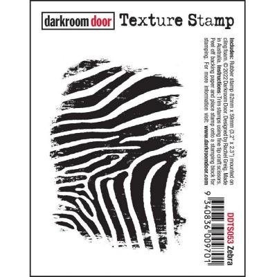 Darkroom Door Cling Stamp - Zebra
