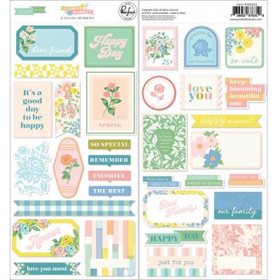 PinkFresh Studio Flower Market Sticker - Cardstock Stickers