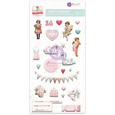 Prima Marketing Love Notes Sticker -Puffy Stickers