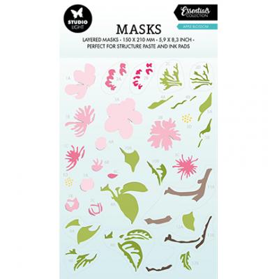 StudioLight Essentials Nr.173 Layerd Stencil - Spring Flowers