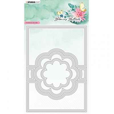 StudioLight Blooming Butterfly Nr. 489 Cutting Die - Flower Zigzag Card