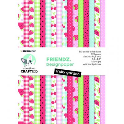 StudioLight Friendz Nr.81 Designpapiere - Fruity Garden