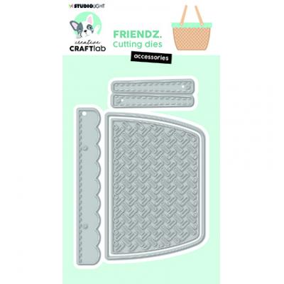 StudioLight Creative CraftLab Friendz Nr.477 Cutting Die - Basket Accessoires