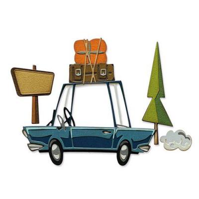 Sizzix Thinlits Tim Holtz Die Set - Road Trip Colorize