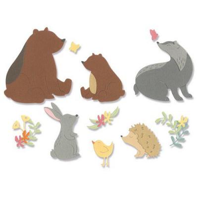 Sizzix Thinlits Lisa Jones Die Set - Nature Friends