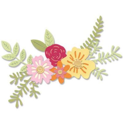 Sizzix Thinlits Jess Slack Die Set - Floral Cluster