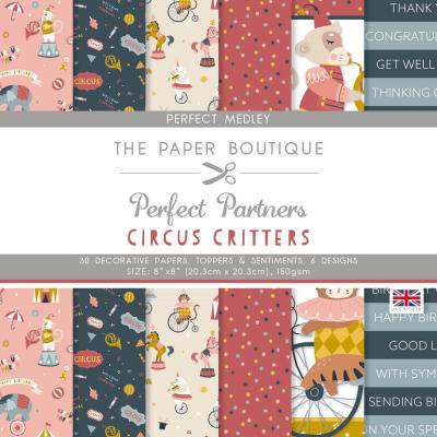 The Paper Boutique Circus Critters Designpapiere - Decorative Paper