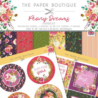 The Paper Boutique Poeny Dreams Designpapiere - Paper Kit