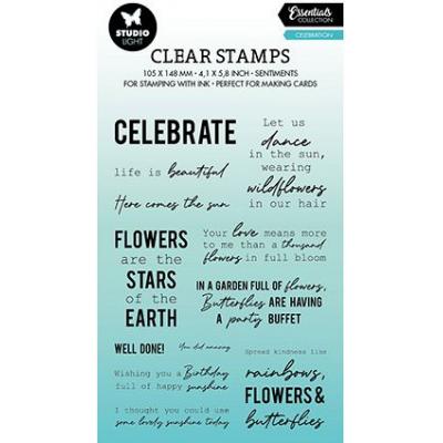 StudioLight Essentials Nr.388 Clear Stamps - Celebrate Sentiments