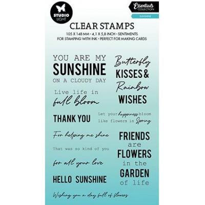 StudioLight Essentials Nr.387 Clear Stamps - Sunshine Sentiments