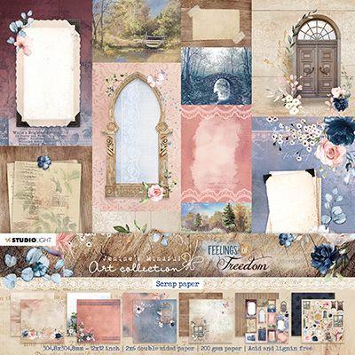 StudioLight Feelings Of Freedom Nr. 26 Designpapiere - Scrap Set