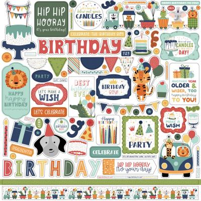 Echo Park A Birthday Wish Boy Sitcker - Element Sticker