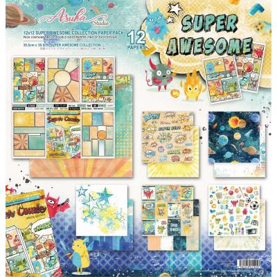 Asuka Studio Super Awesome Designpapiere - Paper Pack